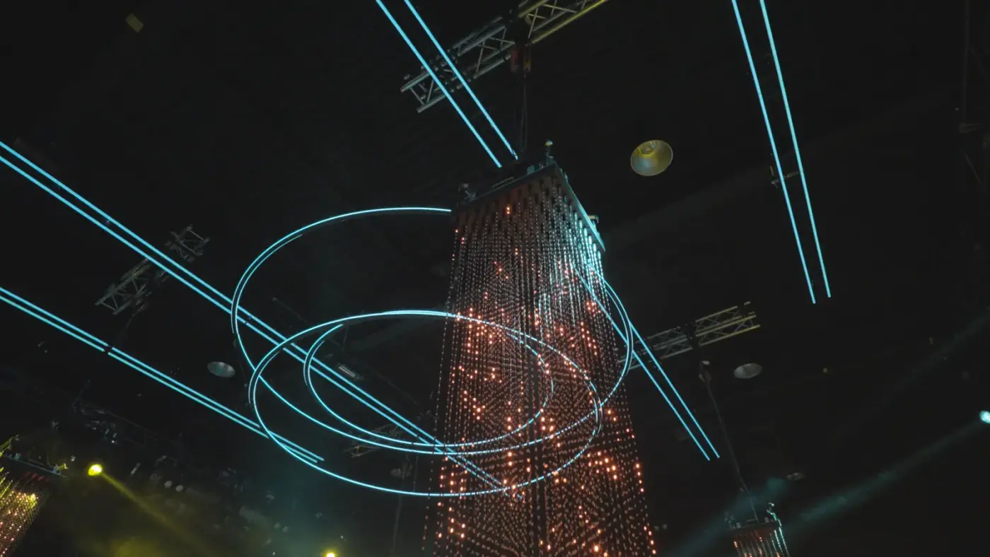 Laser rig over the floor